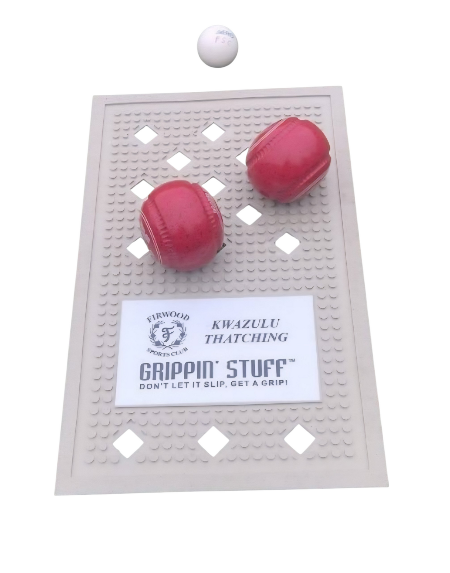 Lawn Bowls Rubber Mat with Diamond Cutout