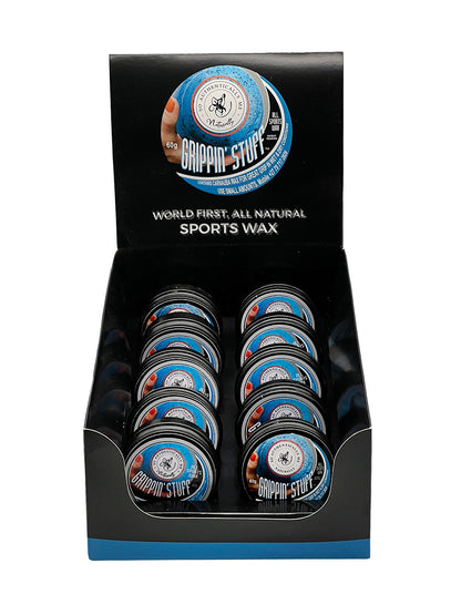 Grippin Stuff Sports Wax Tin Box of 10