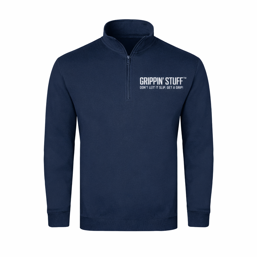 Grippin Stuff Unisex Long Sleeved with Quarter Zip