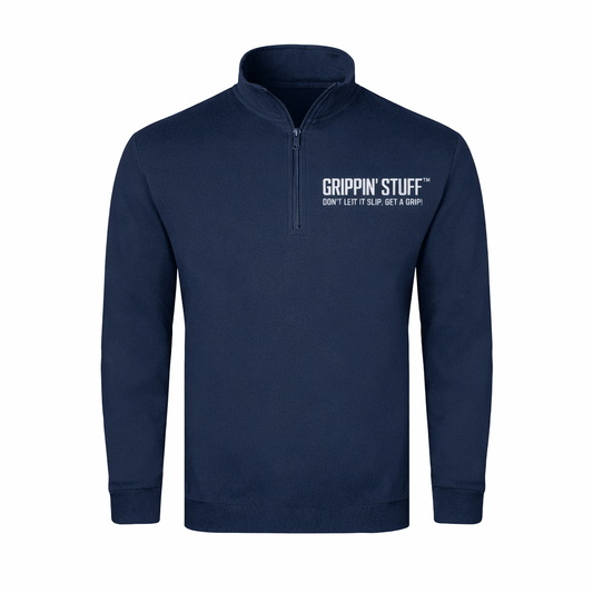 Grippin Stuff Unisex Long Sleeved with Quarter Zip